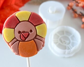 Türkei Thanksgiving Fallende Cake Pop Form mit Fondant Stempel