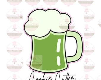 Bier-Ausstechform - St. Patrick's Day Ausstechform, Bierkrug-Ausstecher für Kekse, Kuchen und Kunsthandwerk