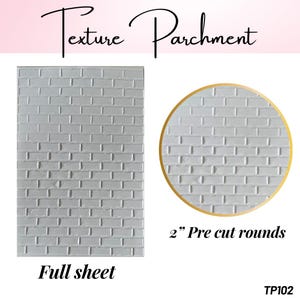 Brick Texture Parchment for embossing