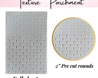 Brick Texture Parchment for embossing
