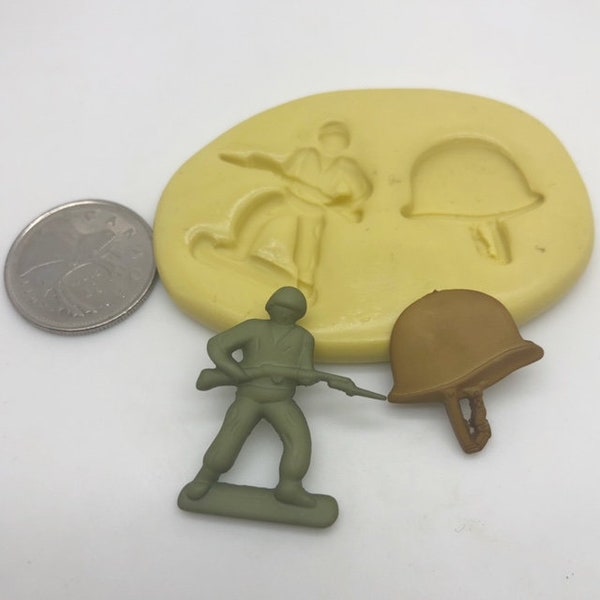 Army Man Set Silicone mold