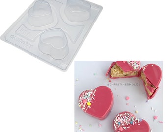 3 Part Mold Heart Mold Bwb