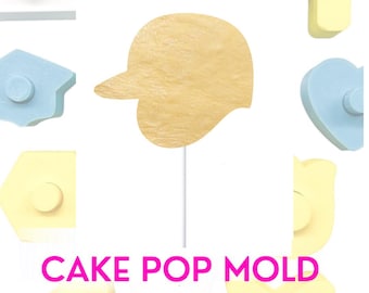 Baseball Softball  Helmet  Cake Pop Mold