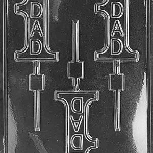 DAD LOLLY Chocolate lollipop mold