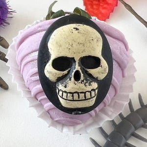 Skull Scary Cameo Halloween Mold Silicone