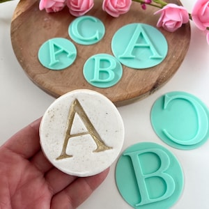 Alphabet monogramme lettre Choisissez votre lettre Fondant/Cookie Embosser