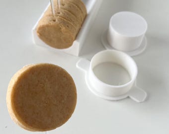 Round Cake Disc Cake Pop Mold 2" – Circle Baking Mold for Cake Pops, Cakes, and Treats, Cake Pop Maker Tool with holding Tray /Stand