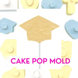 Graduation Cap Hat Grad Cake Pop Mold