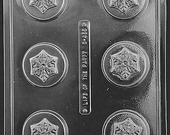 Snowflake Sandwich Cookie Chocolate Mold #323