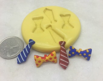 Mens Bow Tie Set Fathers Day Silicone