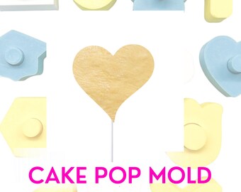 Heart with point Cake Pop Mold