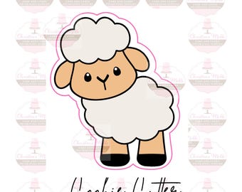 Tagliapasta a forma di agnello - Graziosa forma di pecora per dolci pasquali, biscotti primaverili e celebrazioni religiose
