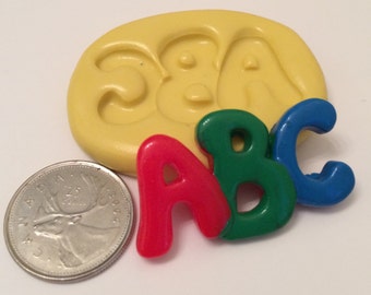 Abc Letters  School Baby Silicone Mold