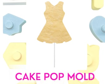 Cheerleader dress  Cake Pop Mold