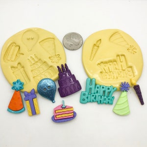 Birthday Set Silicone mold
