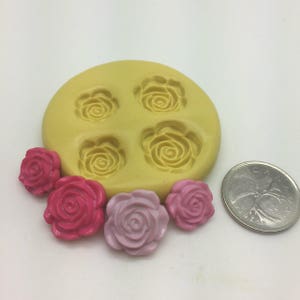 Small Flower Rose Set Silicone Mold