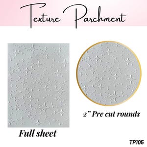 Stars Texture Parchment for embossing