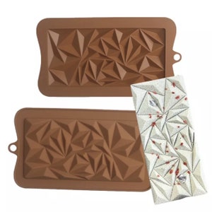 Fancy Geo  Bar Silicone Mold Tray