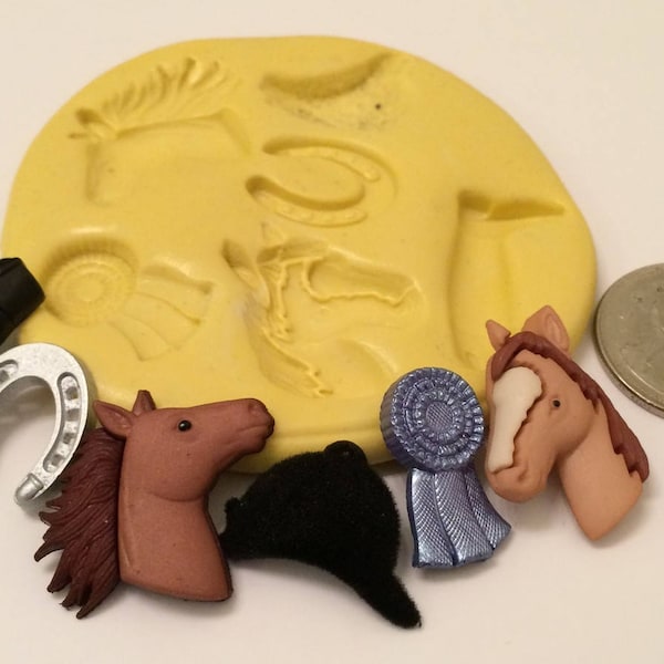 Horse Equestrian Silicone Mold Set