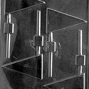 Pennant Chocolate Mold (3 1/4 X 2 x 1/8deep)