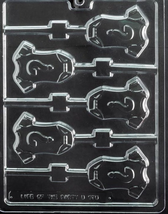 Baby One Piece With Question Mark Lolly Chocolate Mold 264 Etsy