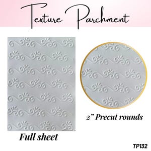 Decorative Texture Parchment for embossing