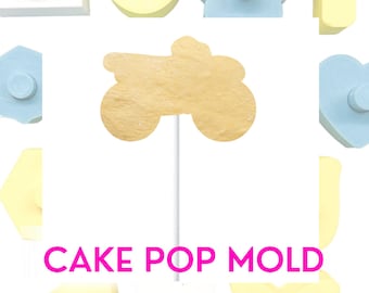 Dirt Bike Cake Pop Form