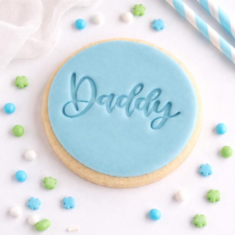 Oreo Embossment Father’s Day Embossing Stamp for Cookies, Cupcakes , Cake Pops and ...