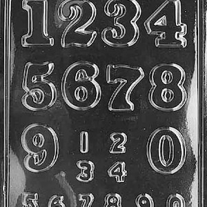Numbers - Large Small Chocolate Mold #252