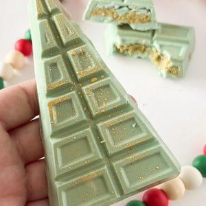Dubai Christmas tree chocolate 3 part bar mold