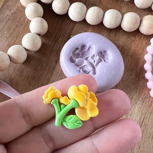 Blooming rose   with Stem Silicone Mold Cupcakes, Oreo, Cake pops