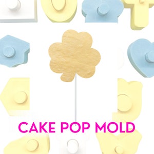 Clover  St Patrick&#39;s Day Cake Pop Mold with stem