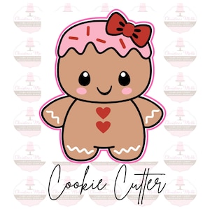Gingerbread Girl  Winter Holiday Cookie Cutter