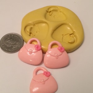 Purse Handbag  Silicone Mold Set