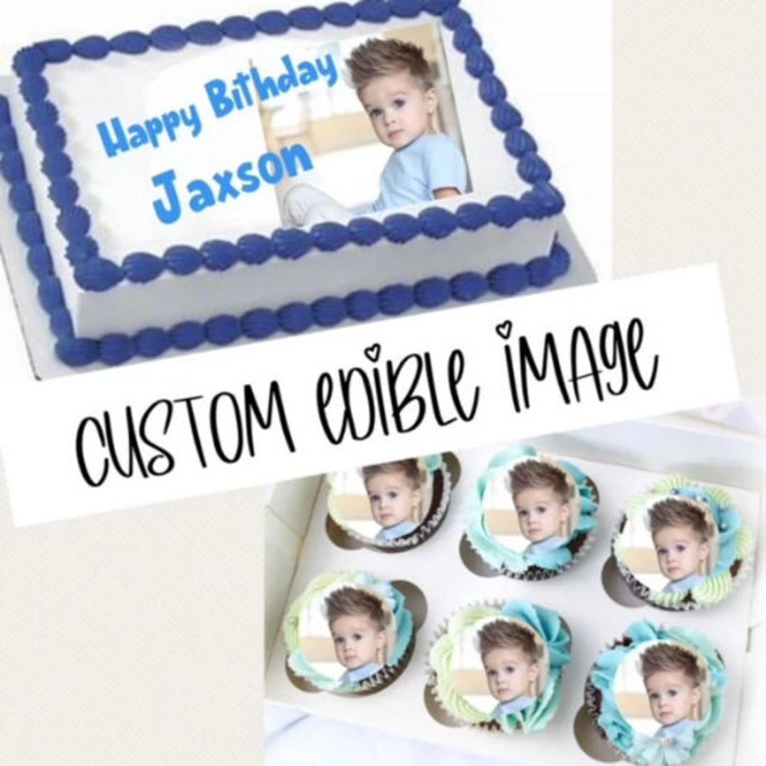 Custom Edible Image Icing Sheets - Etsy