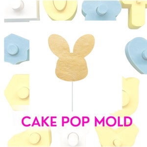 Bunny rabbit face Cake Pop Mold