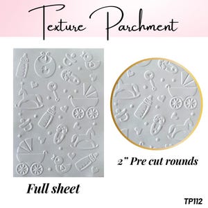 Baby Texture Parchment for embossing