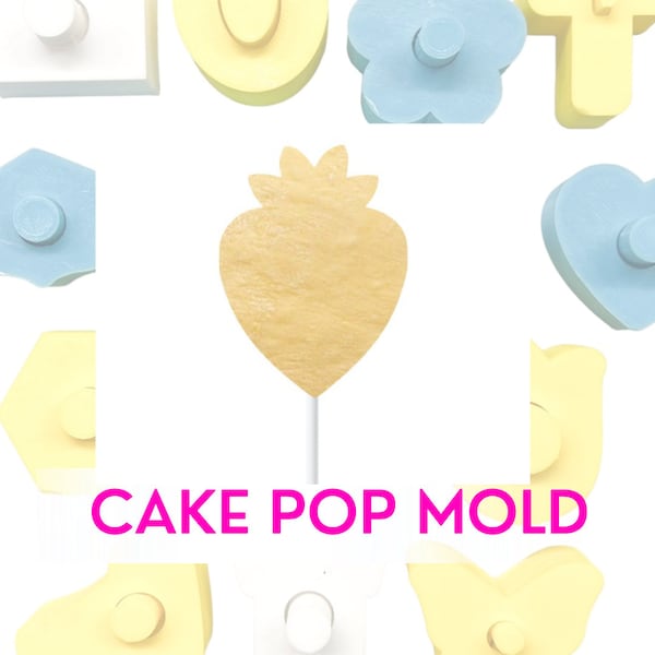Strawberry Cake Pop Mold Etsy