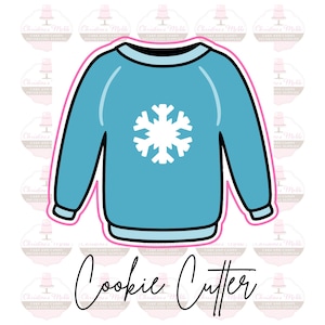Sweater Christmas Winter Holiday  Cookie Cutter