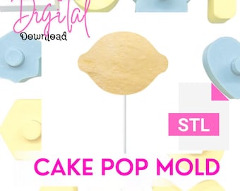 Lemon Fruit Cake pop Mold  STL FILE