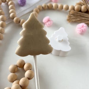 Molde para cake pop de árbol de Navidad grande, archivo STL