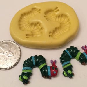 Caterpillar Worm Animal Silicone Mold Set
