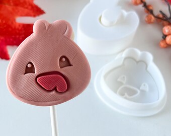 Truthahn Gesicht Thanksgiving Herbst Cake Pop Form mit Fondant Stempel