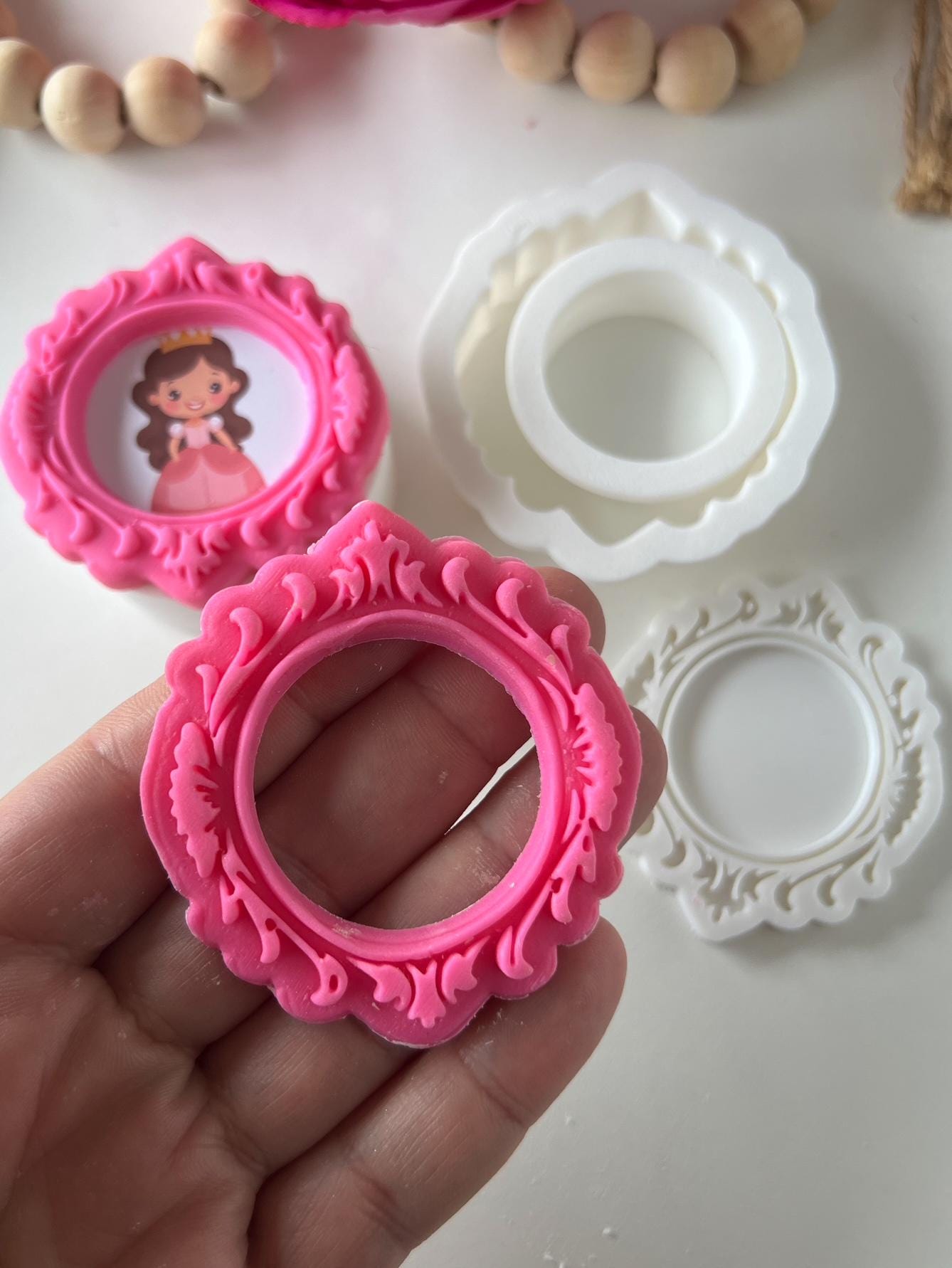 Oreo Speaking Frame Oval Frame for Oreo Cookie Fondant /cookie Embosser With Cutter - Etsy