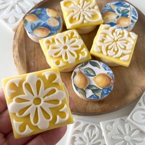 Amalfi Tile Cookie Cutter & Fondant Stamp, Debosser, Amalfi Coast, Positano,