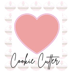 Heart Valentines Cookie Cutter Style 3