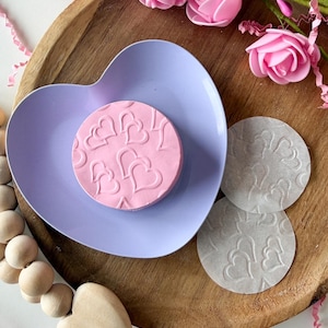 Heart Decorative Texture Parchment for embossing