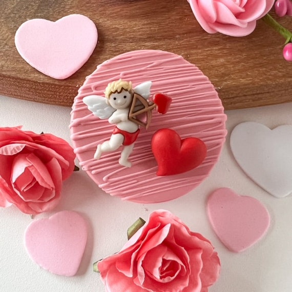 Molde Silicona San Valentín Oso Corazón Flecha Cupido Love | Cuotas Sin