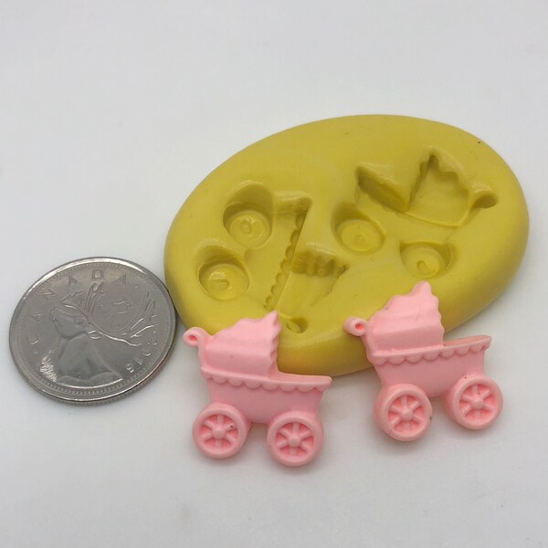 Baby Carriage Mold Silicone