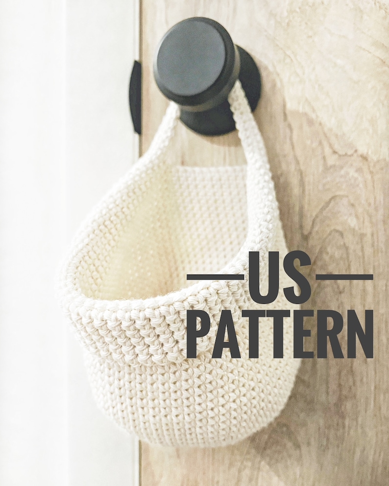 The Hanging Basket PDF Crochet Pattern in US Terms image 1